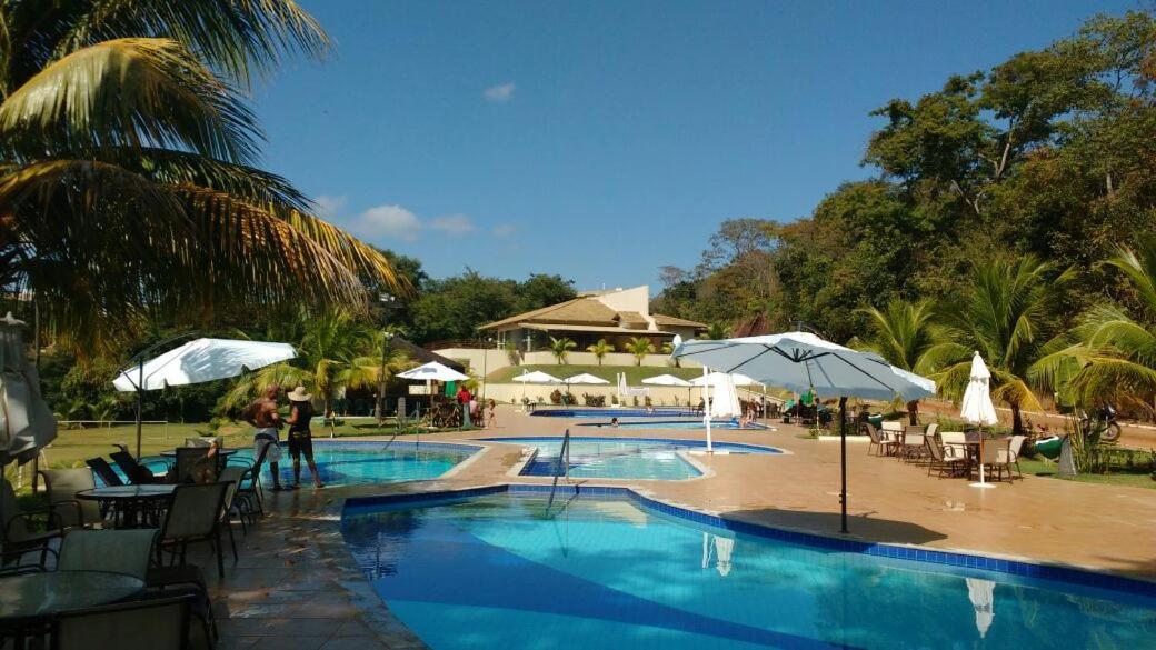 Aldeia Do Lago C204- Com Cozinha , Churrasqueira E Bebidas Liberadas No Parque Aquatico, Internet Banda Larga, Ponto Recarga De Carro Eletrico Caldas Novas Luaran gambar