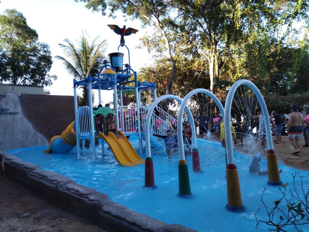 Aldeia Do Lago C204- Com Cozinha , Churrasqueira E Bebidas Liberadas No Parque Aquatico, Internet Banda Larga, Ponto Recarga De Carro Eletrico Caldas Novas Luaran gambar