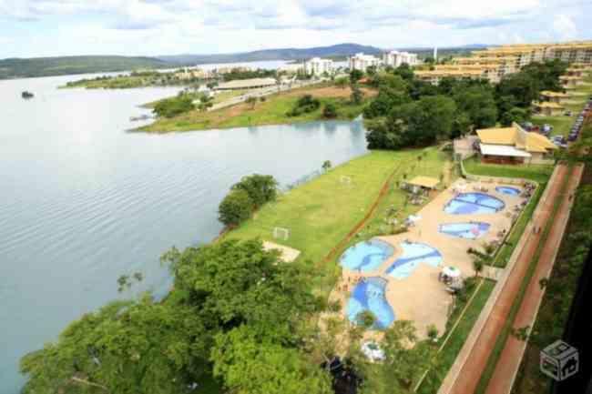Aldeia Do Lago C204- Com Cozinha , Churrasqueira E Bebidas Liberadas No Parque Aquatico, Internet Banda Larga, Ponto Recarga De Carro Eletrico Caldas Novas Luaran gambar